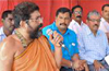 Samithi protests construction of over bridge with soil filling
